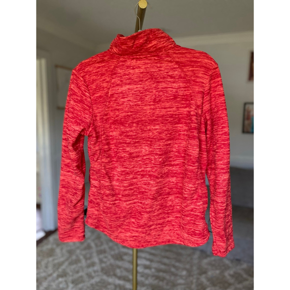 St Johns Bay Pullover Half-Zip Vibrant Red Athletic Athleisure Hiking Sporty S - Picture 3 of 5